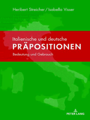 cover image of Italienische und deutsche Praepositionen